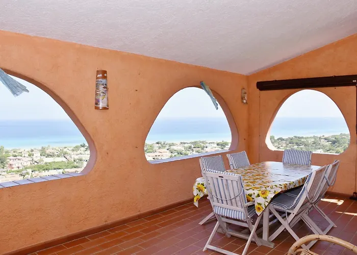 Nyaraló Panoramica Vista Mare Costa Rei 3 Da Letto Monte Nai