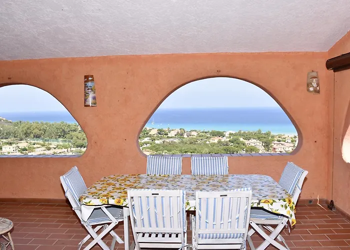 Nyaraló Panoramica Vista Mare Costa Rei 3 Da Letto *